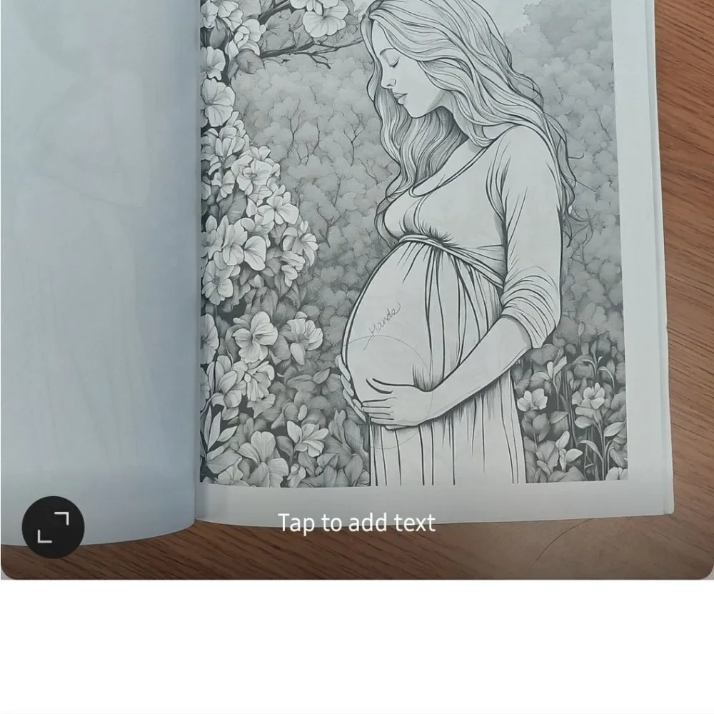 Positive Pregnancy Coloring Book - Picture 7 of 7
